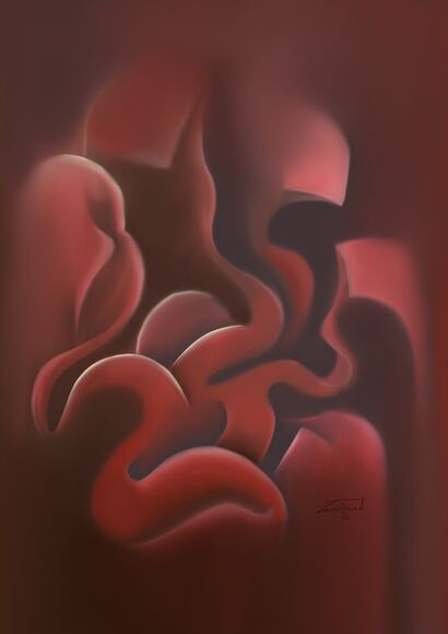 Veils Of Sorrow - a Digital Art Artowrk by Lara J. Trad